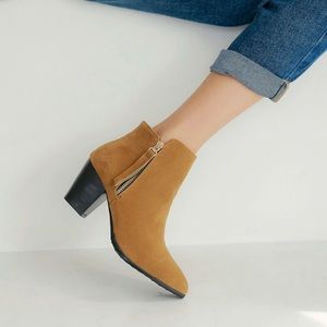 Bamboo Booties, zipper